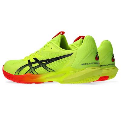 Asics Mens Solution Speed FF 3 Paris Tennis Shoes - Safety Yellow/Black - main image