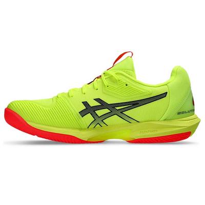 Asics Mens Solution Speed FF 3 Paris Tennis Shoes - Safety Yellow/Black - main image