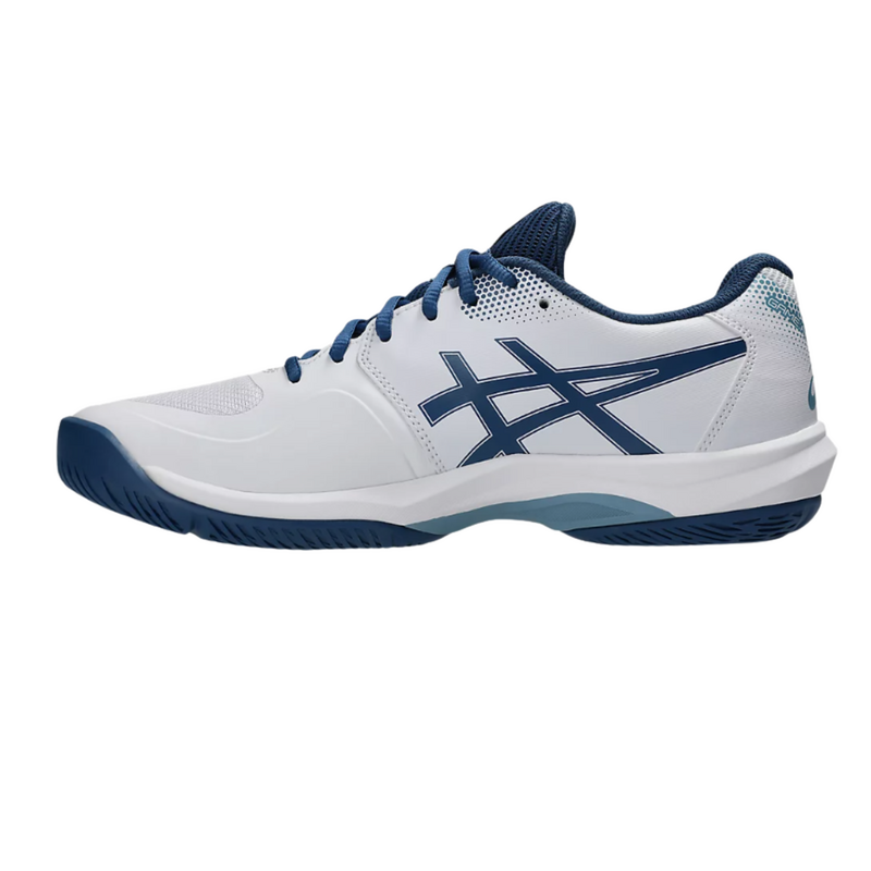 Asics Mens Game FF Pickleball Shoes - White/Twilight Blue - main image