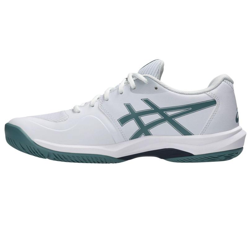 Asics Mens Game FF Tennis Shoes - White/Foggy Teal - main image