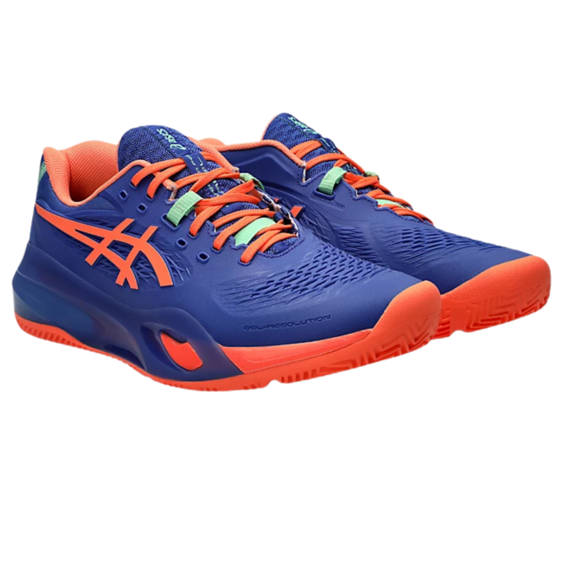 Asics Mens GEL-Resolution X Padel Shoes - Dark Cobalt/Vivid Coral - main image