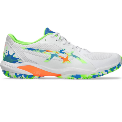 Asics Mens Solution Swift FF 2 Padel L.E Shoes - White/Green Gecko - main image