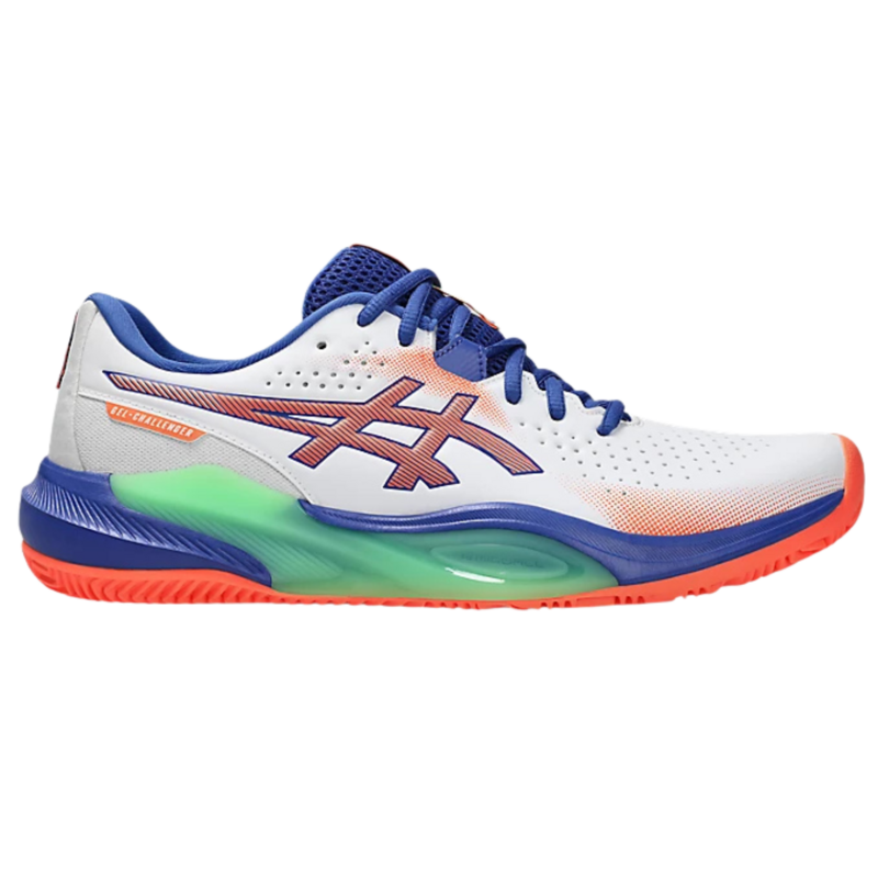 Asics Mens GEL-Challenger 15 Padel Shoes - White/Vivid Coral - main image