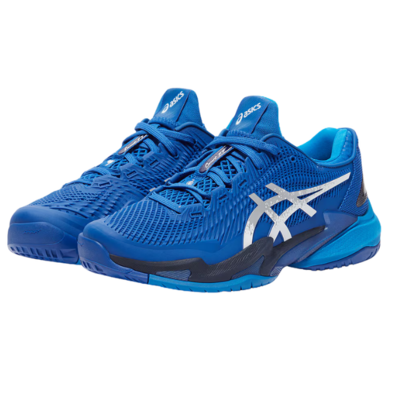 Asics Mens Court FF 3 Novak Tennis Shoes - Tuna Blue/ Silver - main image
