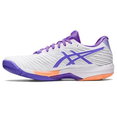 Asics Womens Solution Speed FF 2 Tennis Shoes - White/Amethyst - main image