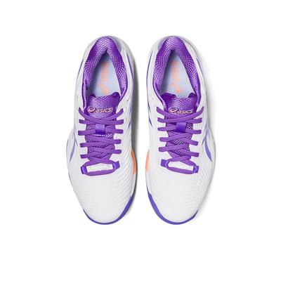 Asics Womens Solution Speed FF 2 Tennis Shoes - White/Amethyst - main image