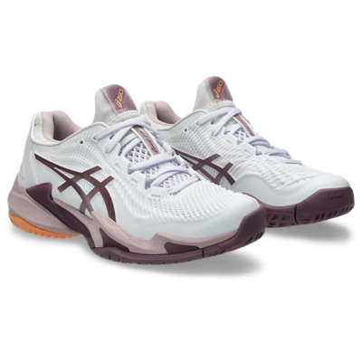 Asics Womens Court FF3 Tennis Shoes - White/Watershed Rose - main image