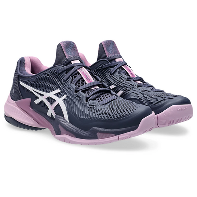 Asics Womens Court FF 3 Tennis Shoes - Indigo/White - main image