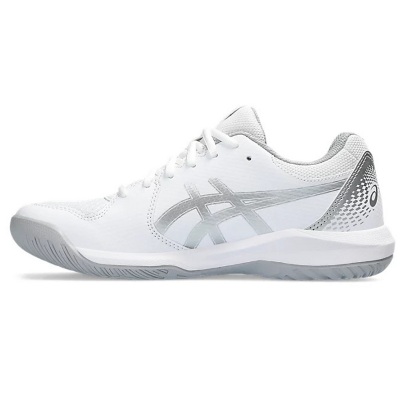 Asics Womens GEL-Dedicate 8 Tennis Shoes - White/Silver - main image