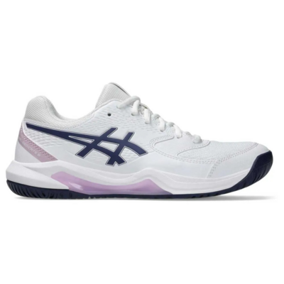 Asics Womens GEL-Dedicate 8 Tennis Shoes - White/Indigo - main image