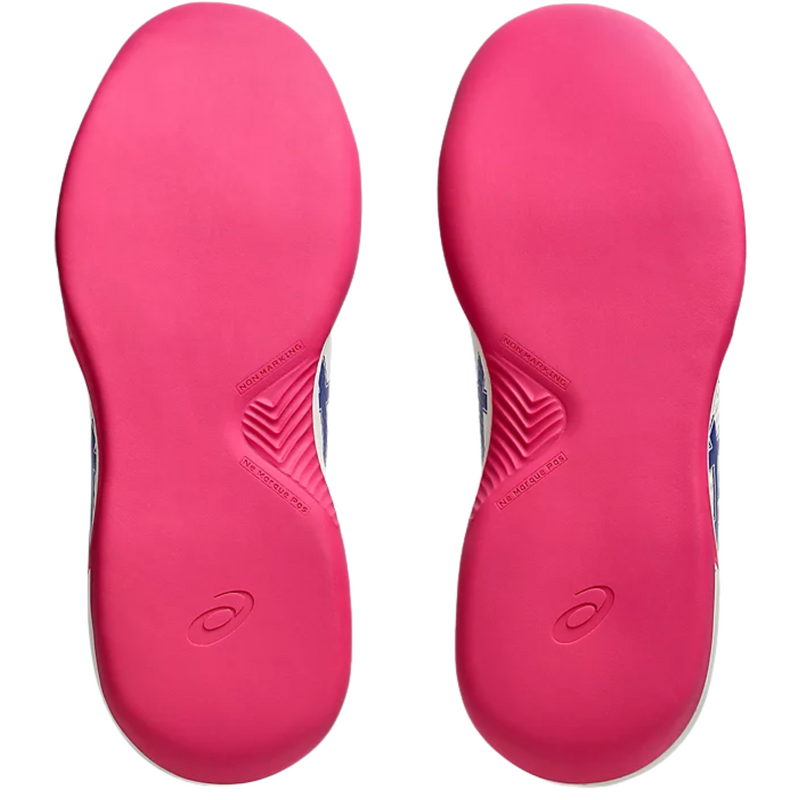 Asics Womens GEL-Dedicate 8 Indoor Carpet Court Tennis Shoes - Cream/Dark Cobalt - main image