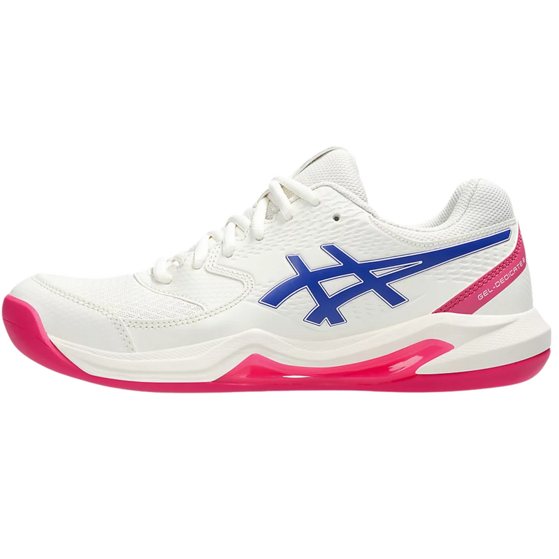 Asics Womens GEL-Dedicate 8 Indoor Carpet Court Tennis Shoes - Cream/Dark Cobalt - main image