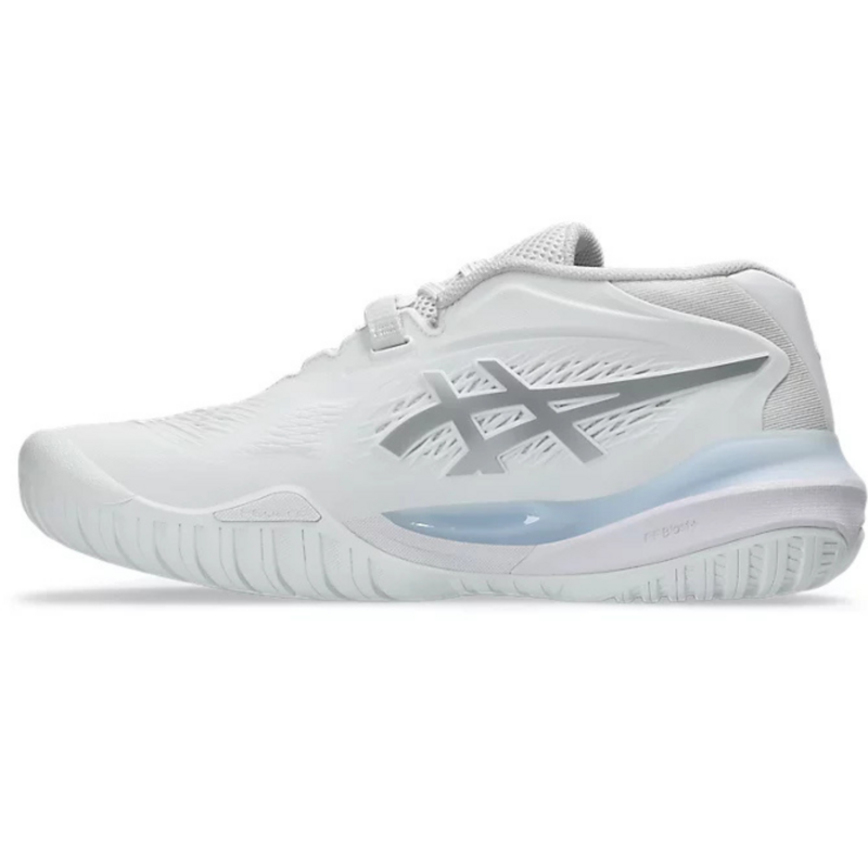 Asics Womens GEL-Resolution X Tennis Shoes - White/Pure Silver - main image