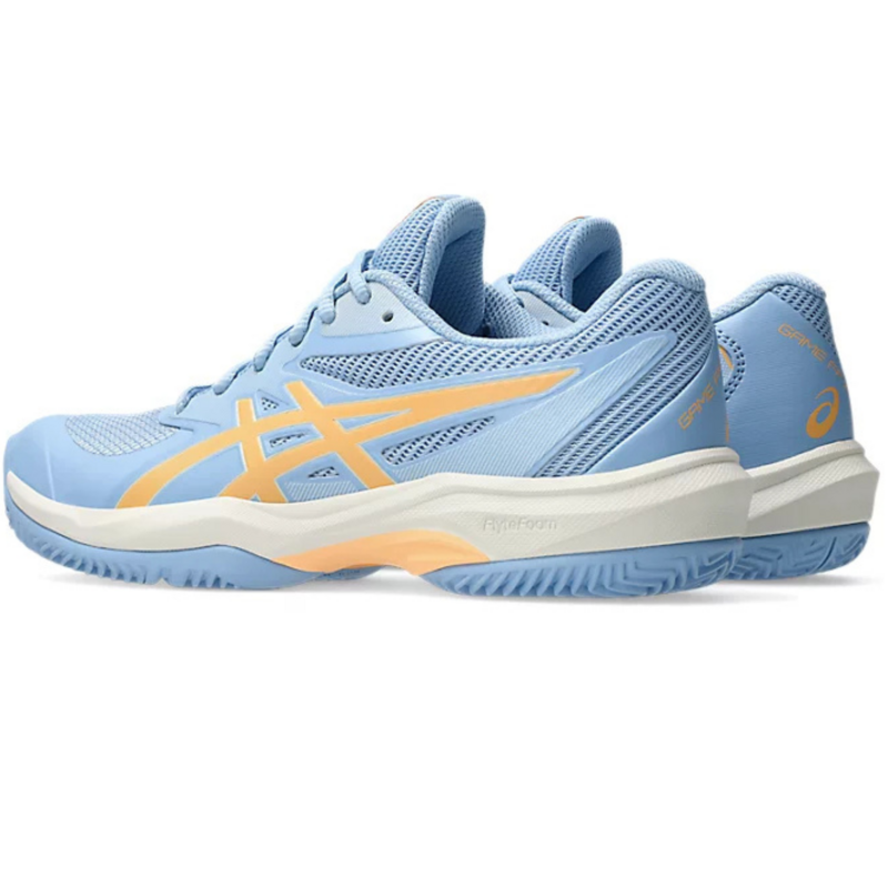 Asics Womens Game FF Padel Shoes - Stone Wash/Orange Glow - main image