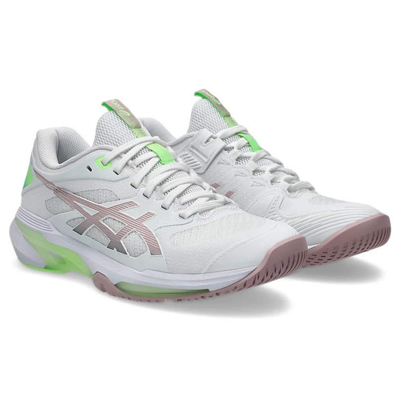 Asics Mens Solution Speed FF4 Tennis Shoes - White/Morganite - main image