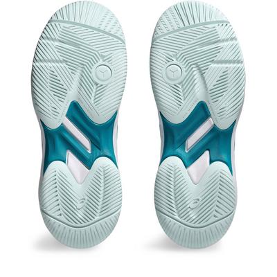 Asics Kids Gel-Game 9 Tennis Shoes - Teal Blue/White - main image