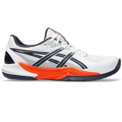 Asics Mens PowerBreak FF Indoor Shoes - White/Nova - main image