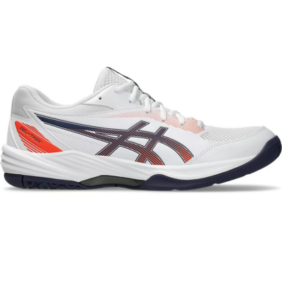 Asics Mens Gel Task 4 Indoor Court Shoes - White/Indigo - main image