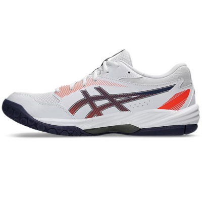 Asics Mens Gel Task 4 Indoor Court Shoes - White/Indigo - main image