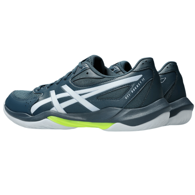 Asics Mens GEL-Rocket 12 Indoor Court Shoes - Raw Indigo/White - main image