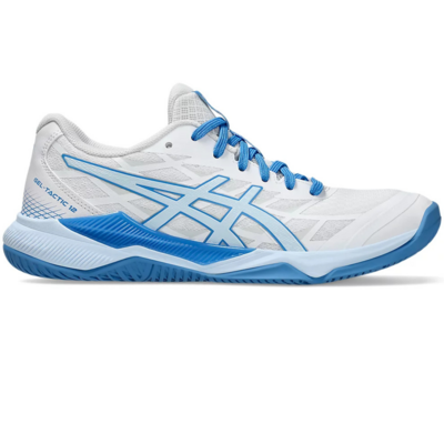 Asics Womens GEL-Tactic 12 Indoor Court Shoes - White/Blue - main image