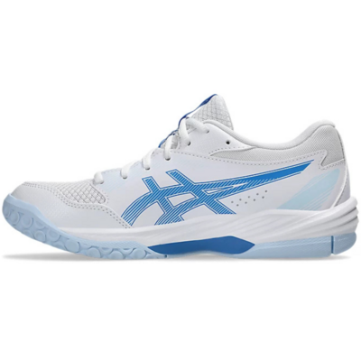 Asics Womens GEL-Task 4 Indoor Court Shoes - White Blue - main image