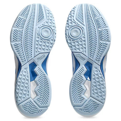 Asics Womens GEL-Task 4 Indoor Court Shoes - White Blue - main image