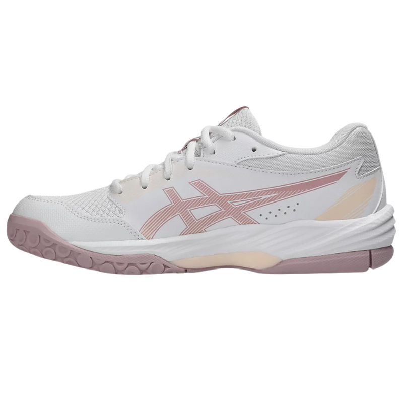 Asics Womens GEL-Task 4 Indoor Court Shoes - White/Morganite - main image