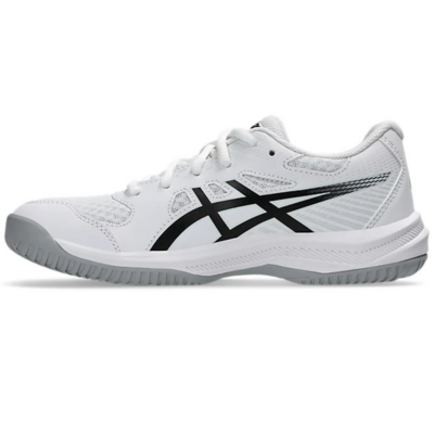 Asics Kids Upcourt 6 Indoor Court Shoes - White/Black - main image