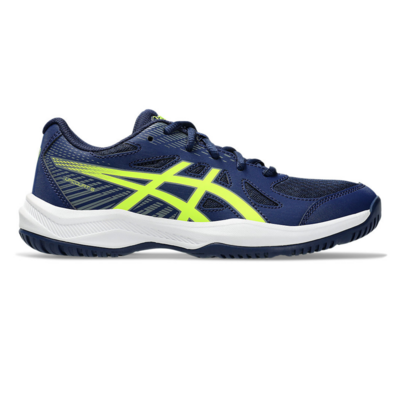 Asics Kids Upcourt 6 Indoor Court Shoes - Blue Expanse/Safety Yellow - main image