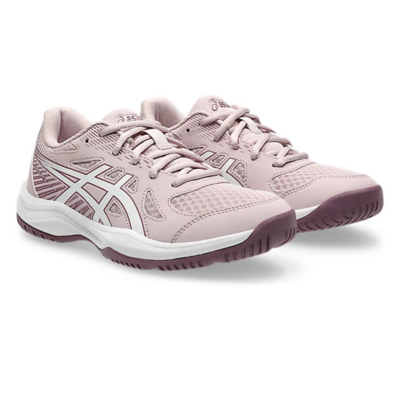 Asics Kids Upcourt 6 Indoor Court Shoes - Watershed Rose / White - main image