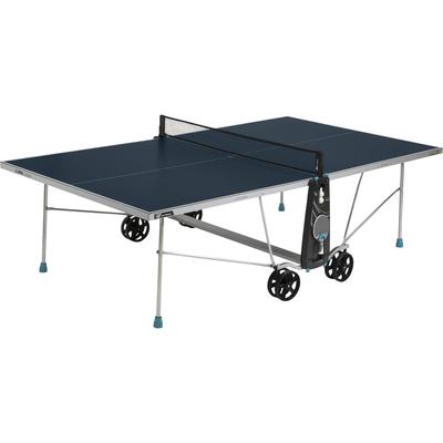 Cornilleau Sport 100X Rollaway Outdoor Table Tennis Table (4mm) - Blue - main image