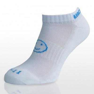 Wacky Sox Trainer Socks - White/Blue - main image