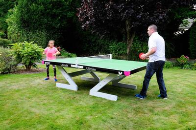 Butterfly Ultimate Outdoor Table Tennis Table (18mm) - Blue - main image