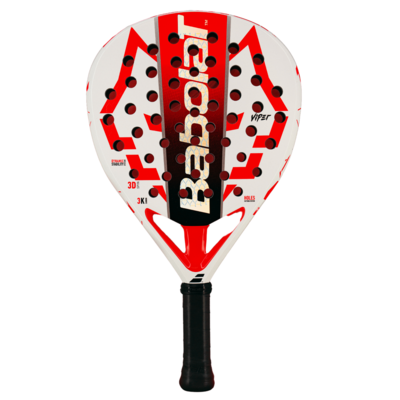 Babolat Technical Viper Juan Lebron Padel Racket - White/Red - main image