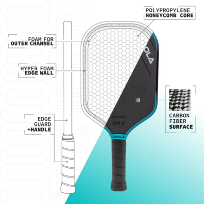 JOOLA Ben Johns Ben Johns Perseus 3S 14MM Pickleball Paddle - main image