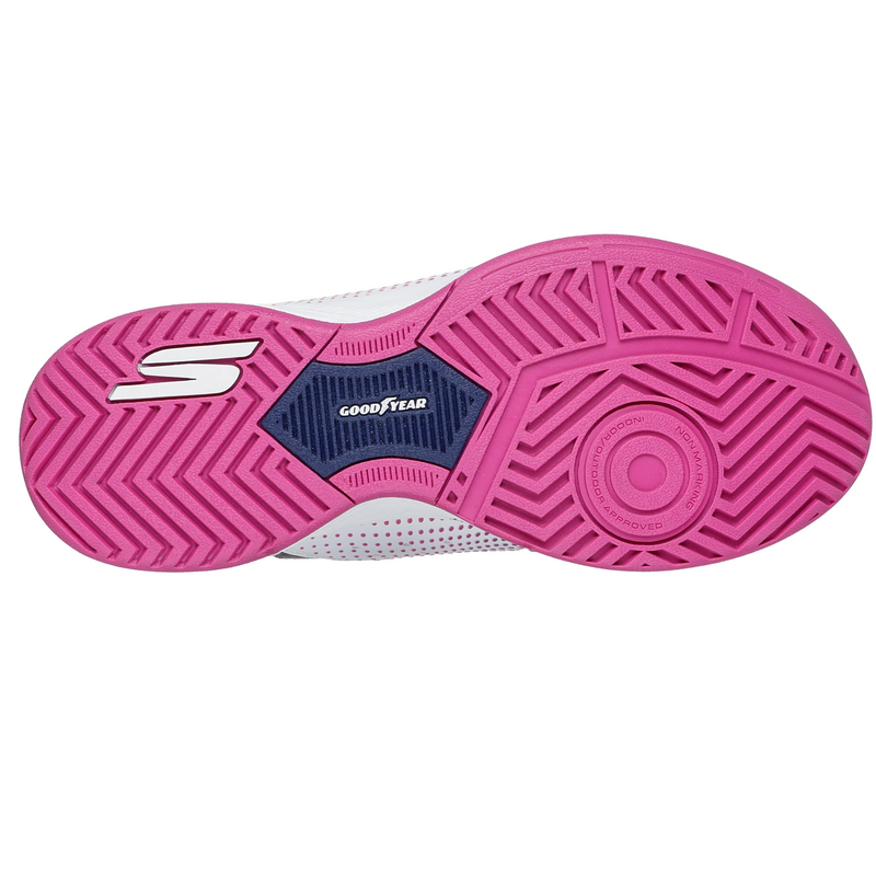 Skechers Womens Viper Court Reload Slip-ins Relaxed Fit - White/Navy/Pink - main image