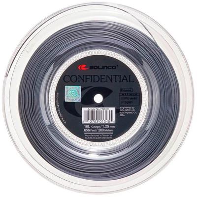 Solinco Confidential 16L (1.25mm) Tennis String Reel - Grey - main image