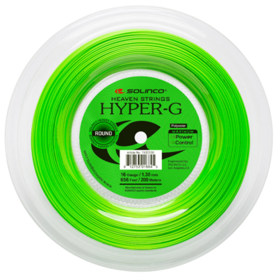 Solinco Hyper-G Round 200m Tennis String Reel - Green - main image