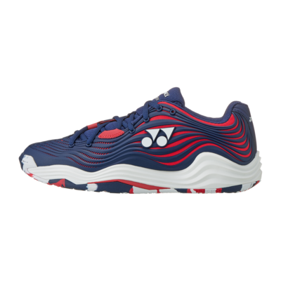 Yonex Mens Fusion Rev 5 Tennis Shoes - Navy/Red - main image