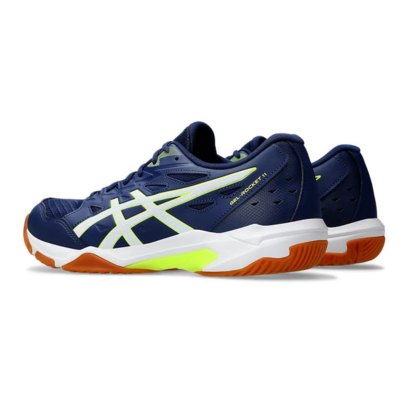 Asics Mens GEL-Rocket 11 Indoor Court Shoes - Blue Expanse/Safety Yellow - main image