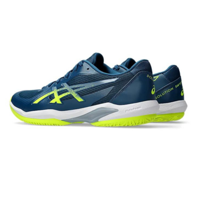 Asics Mens Solution Swift FF 2 Tennis Shoes - Mako Blue/Safety Yellow - main image