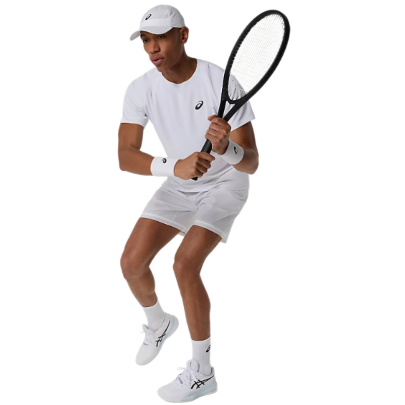 ASICS Mens Match SS Top- Brilliant White - main image