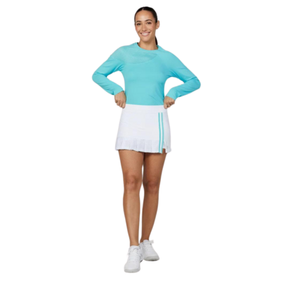 Sofibella 14 Inch On The Dot Womens Skort - White - main image