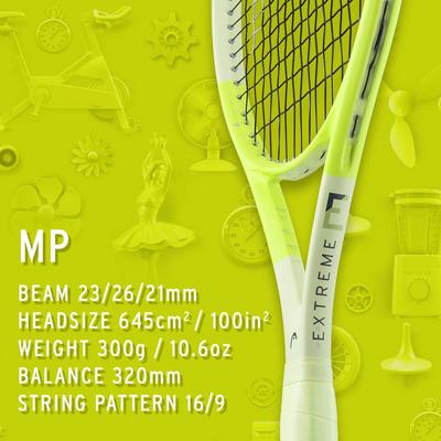 Head Extreme MP Tennis Racket - main image