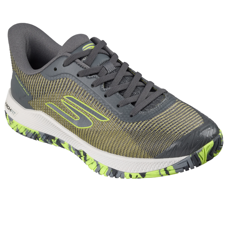 Skechers Mens Viper Court Pro 2.0 - Grey/Yellow - main image
