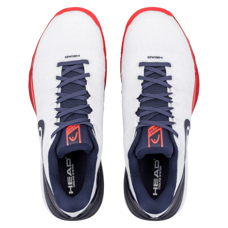 HEAD Mens Revolt Pro 5.0 All Court Tennis Shoes - White/Navy - main image