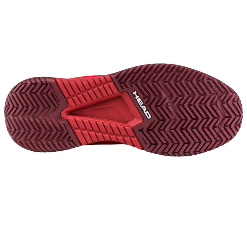 HEAD Kids Sprint Pro 4.0 Tennis Shoes - Red/Dark Red - main image