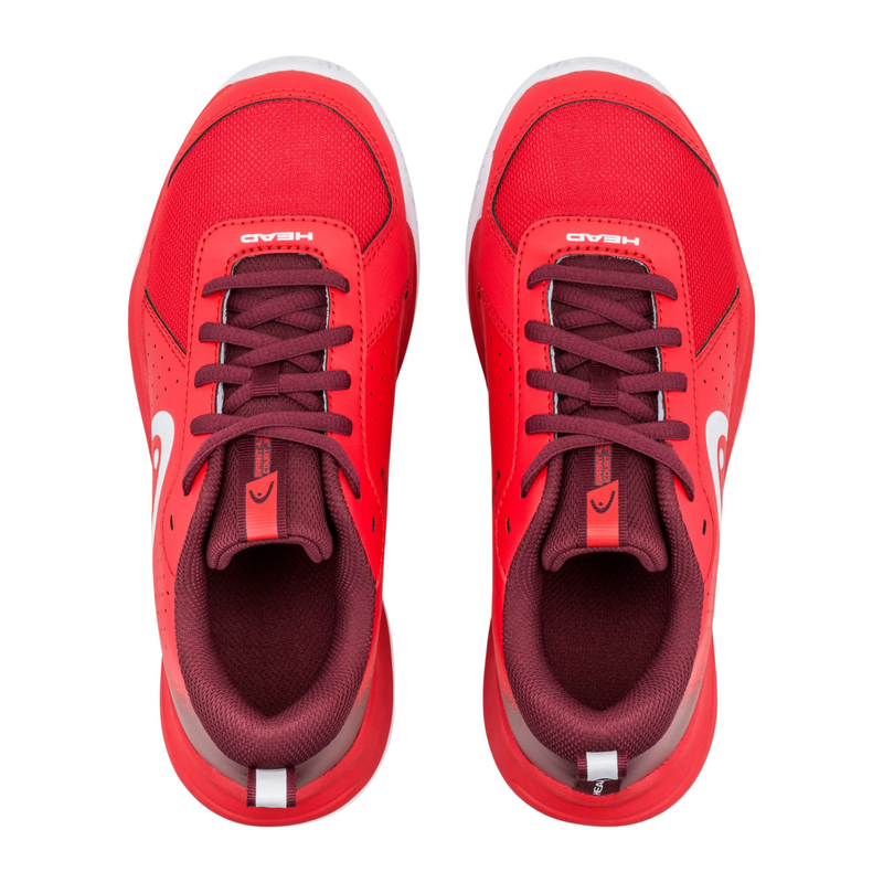 HEAD Kids Sprint Court 4.0 Tennis Shoes - Red/Dark Red - main image