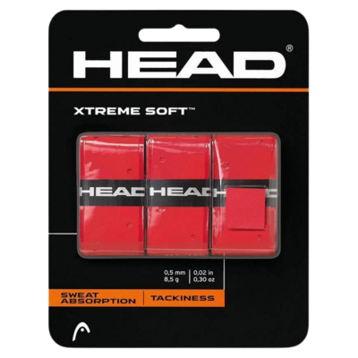 Head Xtreme Soft Overgrips (Pack of 3) - Red - main image